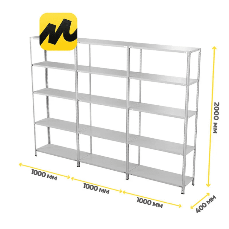 Стеллаж ПВЗ Яндекс Маркет 2000х3000х400 5 полок купить в Ставрополе Стеллаж ПВЗ Яндекс Маркет 2000х3000х400 5 полок купить в Ставрополе