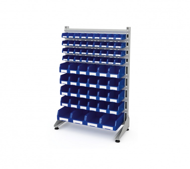 Стеллаж для пластиковых лотков SORTEX односторонний 1500x1000x450.05 купить в Ставрополе