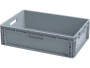 Ящик 600х400х170 сплошной, усиленное дно, цв. серый