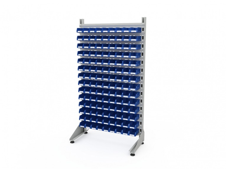 Стеллаж для пластиковых лотков SORTEX односторонний 1800x1000x450.01 купить в Ставрополе