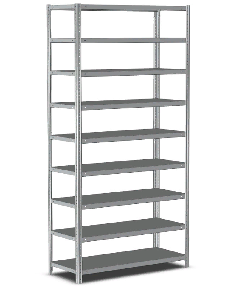 Стеллаж металлический Титан МС-500 1200х1500х400 9 полок купить в Ставрополе Стеллаж металлический Титан МС-500 1200х1500х400 9 полок купить в Ставрополе