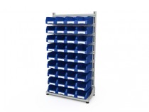 Стеллаж для пластиковых лотков SORTEX односторонний 1800x1000x450.03