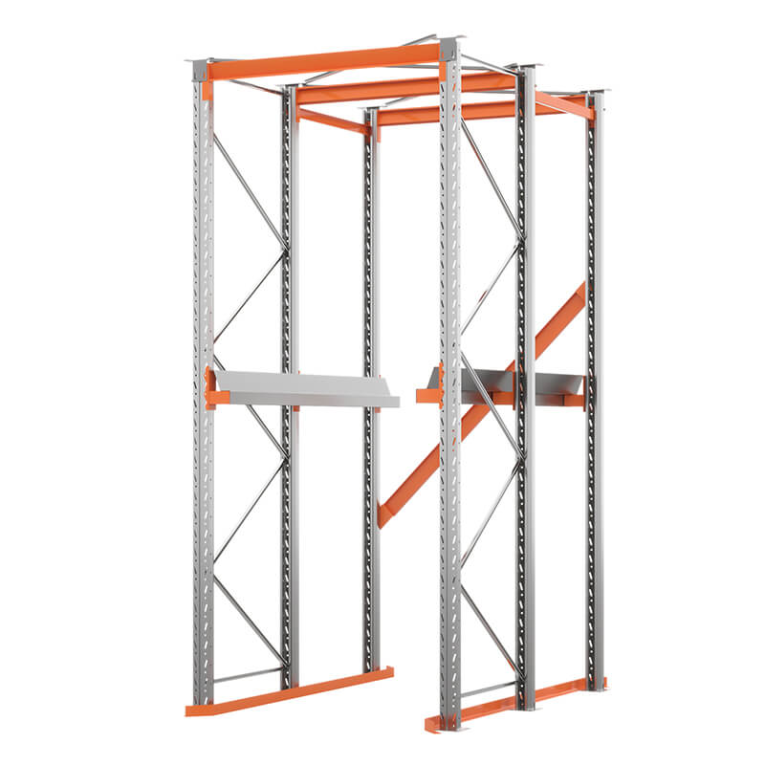 Стеллаж набивной паллетный (3000х1580х1800 мм), 1 линия, 2 яруса купить в Ставрополе Стеллаж набивной паллетный (3000х1580х1800 мм), 1 линия, 2 яруса купить в Ставрополе