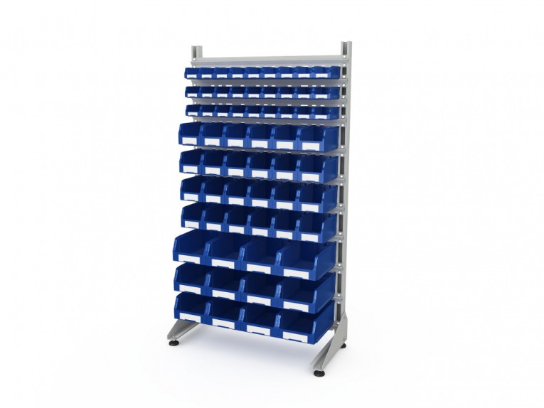 Стеллаж для пластиковых лотков SORTEX односторонний 1800x1000x450.05 купить в Ставрополе