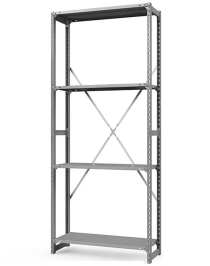 Стеллаж ТСУ 3500x700x500 4 полки (150 кг, металл)