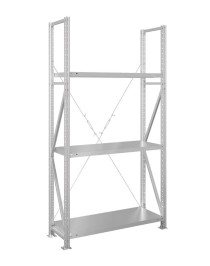 Стеллаж MS U 2000x1000x600 3 полки (200 кг, металл)