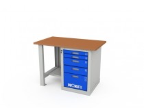 Верстак однотумбовый WOKER PRO 1005.1200 Верстак однотумбовый WOKER PRO 1005.1200