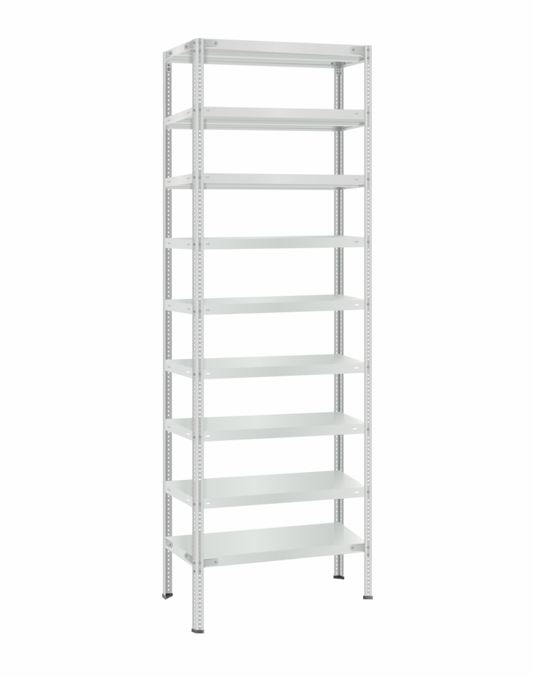 Стеллаж металлический Титан МС-500 2400х700х400 9 полок купить в Ставрополе Стеллаж металлический Титан МС-500 2400х700х400 9 полок купить в Ставрополе