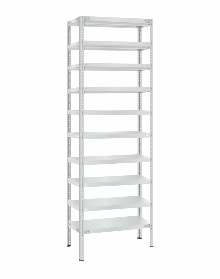 Стеллаж металлический Титан МС-500 2400х700х400 10 полок купить в Ставрополе Стеллаж металлический Титан МС-500 2400х700х400 10 полок купить в Ставрополе