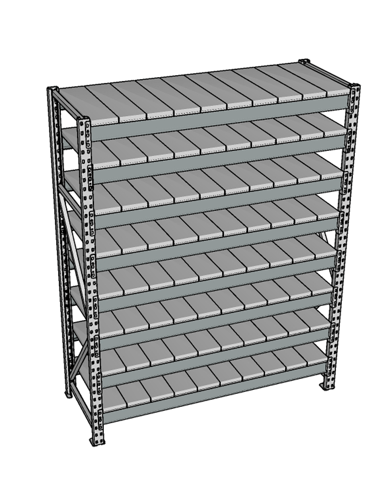 Стеллаж грузовой СГР 3000x2100x1000 8 полок (металл) купить в Ставрополе Стеллаж грузовой СГР 3000x2100x1000 8 полок (металл) купить в Ставрополе