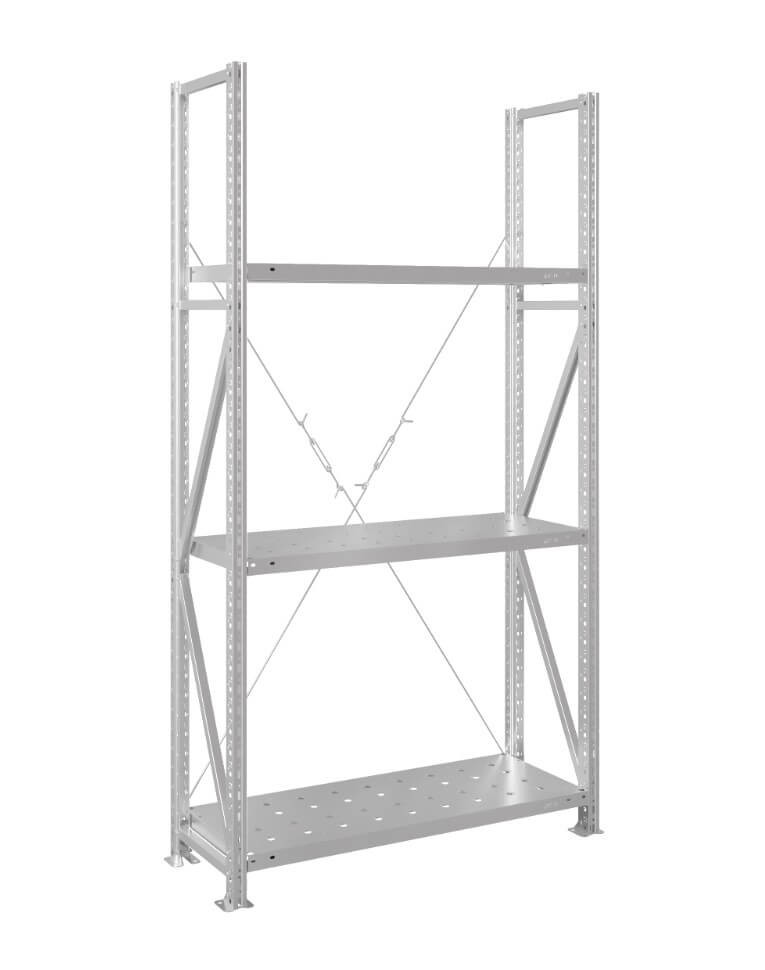 Стеллаж MS U 2500x1500x800 3 полки (150 кг, перф) купить в Ставрополе