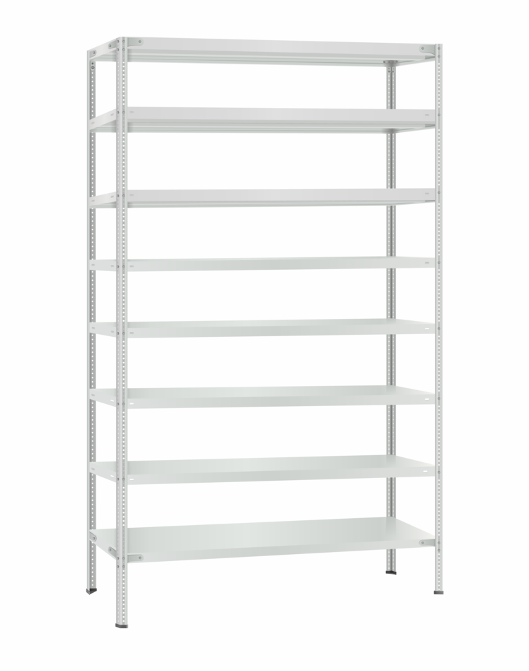 Стеллаж металлический Титан МС-500 3000х1200х300 8 полок купить в Ставрополе Стеллаж металлический Титан МС-500 3000х1200х300 8 полок купить в Ставрополе